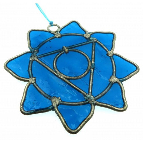 Throat Chakra Symbol Mini Suncatcher