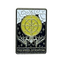 Metal Enamel Wheel of Fortune Badge