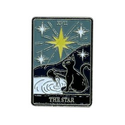 Metal Enamel Star Design 1 Badge