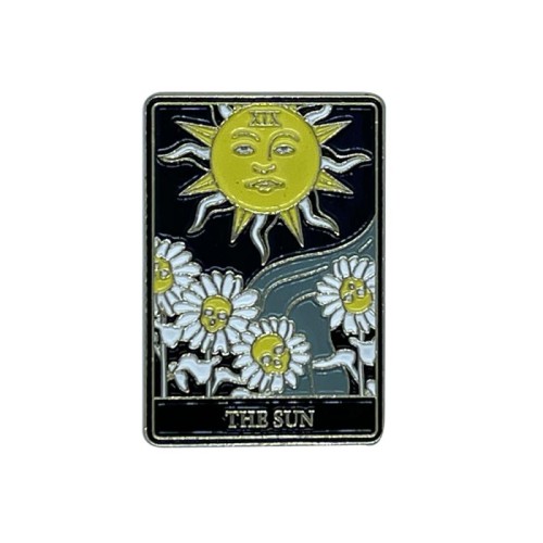 Metal Enamel Sun Design 1 Badge