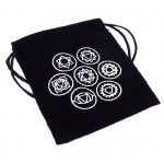 Throat Chakra Meditation Soapstone with Pouch