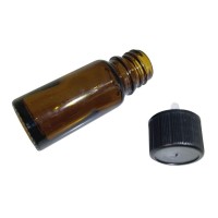 1x 10ml Brown Glass Bottle For Essential Oils