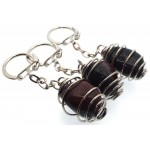 Bloodstone Gemstone Spiral Keyring