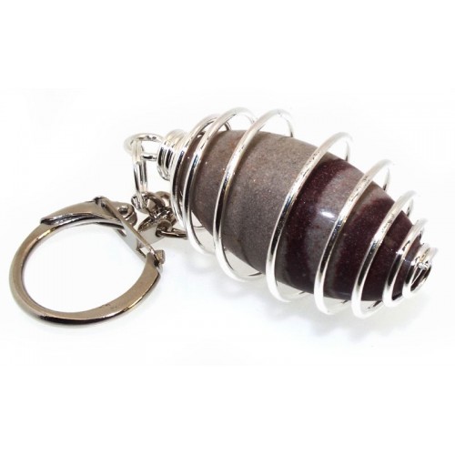 Shiva Lingam Narmada Stone Keyring