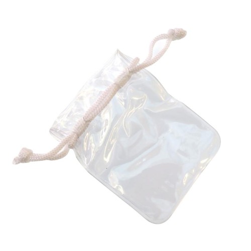 Clear Plastic Drawstring Pouch