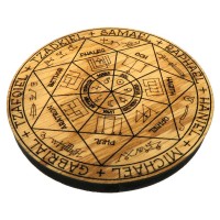 Oak Veneer Seven Archangels Crystal Grid Board