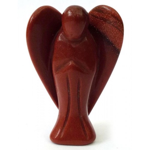 Goldstone Carved Gemstone Angel