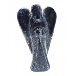 1.5 Inch Tall Lapis Lazuli Carved Gemstone Angel