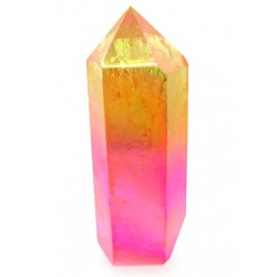 Candy Aura Quartz Gemstone Tower 02