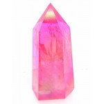 Candy Aura Quartz Gemstone Tower 06