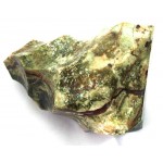 Green Jasper Gemstone Flame Sculpture 01