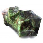 Green Jasper Gemstone Flame Sculpture 02