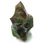 Green Jasper Gemstone Flame Sculpture 03