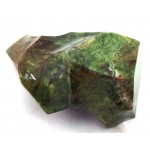 Green Jasper Gemstone Flame Sculpture 03