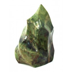 Green Jasper Gemstone Flame Sculpture 04