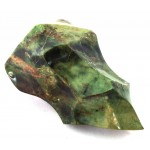 Green Jasper Gemstone Flame Sculpture 04