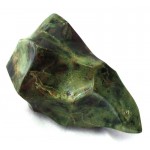 Green Jasper Gemstone Flame Sculpture 04