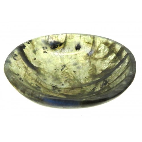 Small Labradorite Carved Gemstone Bowl 02