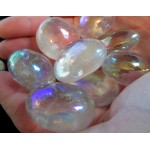 Angel Aura Quartz Gemstone Pebble