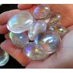 Angel Aura Quartz Gemstone Pebble