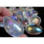 Angel Aura Quartz Gemstone Pebble