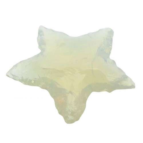 Hand Knapped Opalite Star