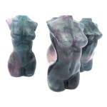 Fluorite Gemstone Carved Goddess