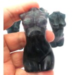 Fluorite Gemstone Carved Goddess