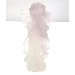 Fluorite Gemstone Carved Angel 01