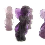 Fluorite Gemstone Carved Angel 03