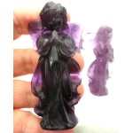 Fluorite Gemstone Carved Angel 03