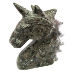 Yooperlite Firestone Carved Gemstone Unicorn
