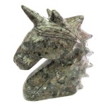 Yooperlite Firestone Carved Gemstone Unicorn