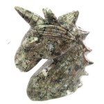 Yooperlite Firestone Carved Gemstone Unicorn