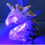 Yooperlite Firestone Carved Gemstone Unicorn