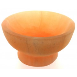 Peach Selenite Altar Bowl 01