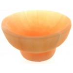 Peach Selenite Altar Bowl 01