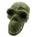 Tintagel Serpentine Long Carved Gemstone Skull