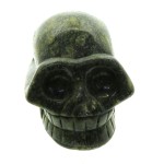 Serpentine Carved Gemstone Skull 03