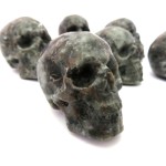 Yooperlite Firestone Carved Gemstone Skull