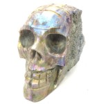 Druzy Agate Aura Skull 03