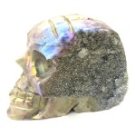 Druzy Agate Aura Skull 03