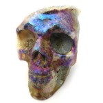 Druzy Agate Aura Skull 04