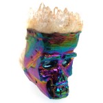 Titanium Aura Quartz Skull 01