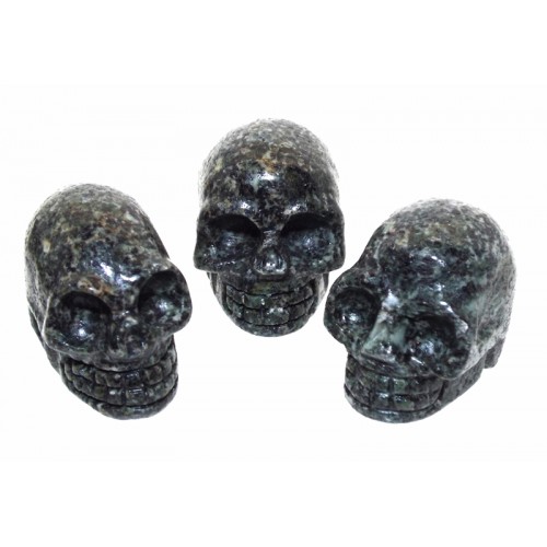 Preseli Bluestone Gemstone Carved Mini Skull