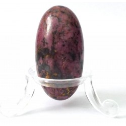 Indian Ruby Gemstone Lingam Egg 02