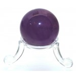 Amethyst Gemstone Sphere 33mm with Stand