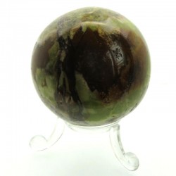 Green Opal Gemstone Sphere 01