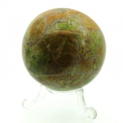 Green Opal Gemstone Sphere 03