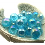 Aqua Aura Quartz Gemstone Sphere 16mm to 18mm